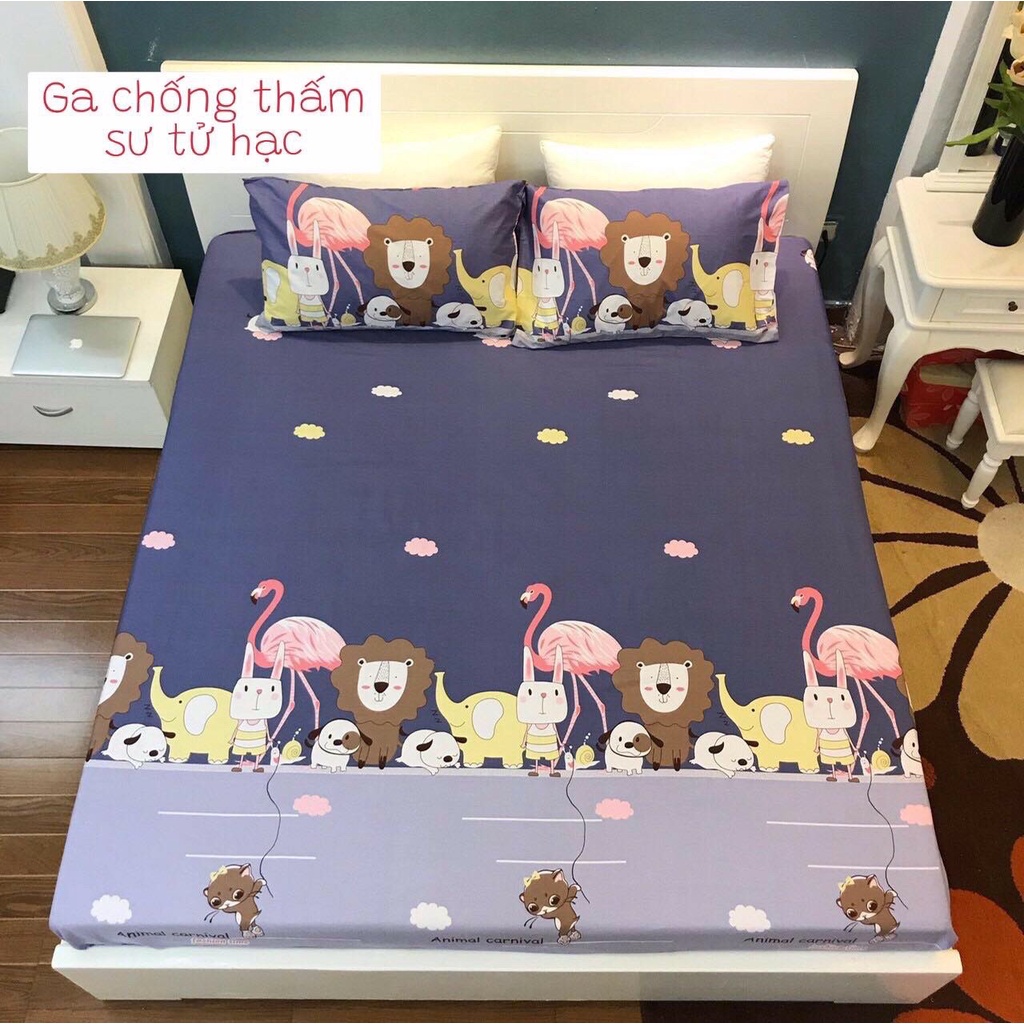 Ga chống thấm Cotton, Drap chống nước loại dày dặn siêu chống thấm cho bé yêu, người cao tuổi