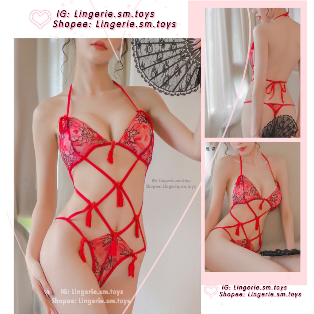 YT896 Bodysuit Tua Rua Mềm Mại Thướt Tha - Cut-out Lạ Mắt - Cosplay Trung Hoa Sexy