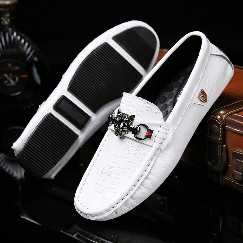 Giày lười bằng da thật thời trang cho nam