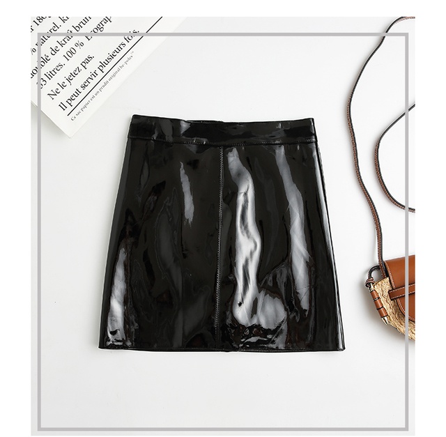 CHÂN VÁY DA BÓNG TRƠN MS12286 | BigBuy360 - bigbuy360.vn