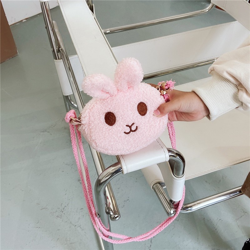 Túi đeo chéo dễ thương hình THỎ phong cách Hàn Quốc cho bé gái TX25