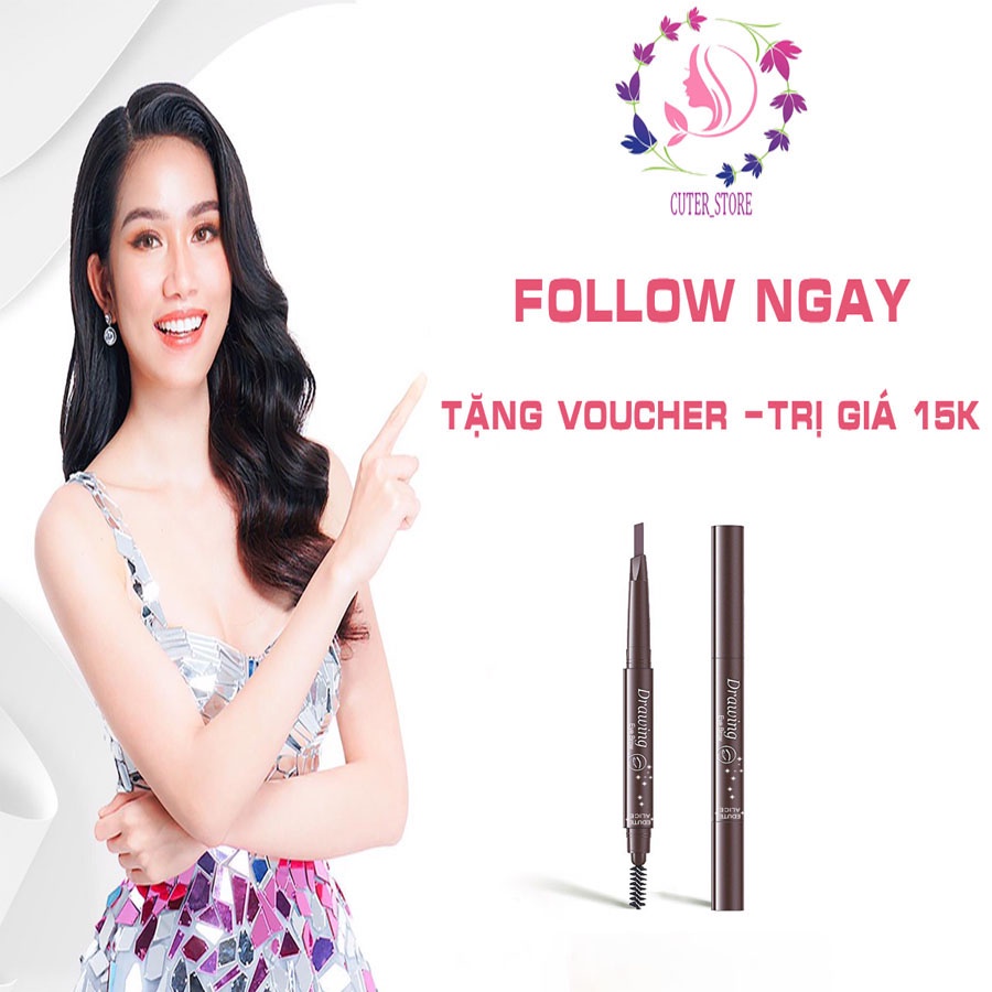Chì kẻ mày, trang điểm mắt, kẻ mày Drawing Eye Brow, nội địa trung giá rẻ | BigBuy360 - bigbuy360.vn