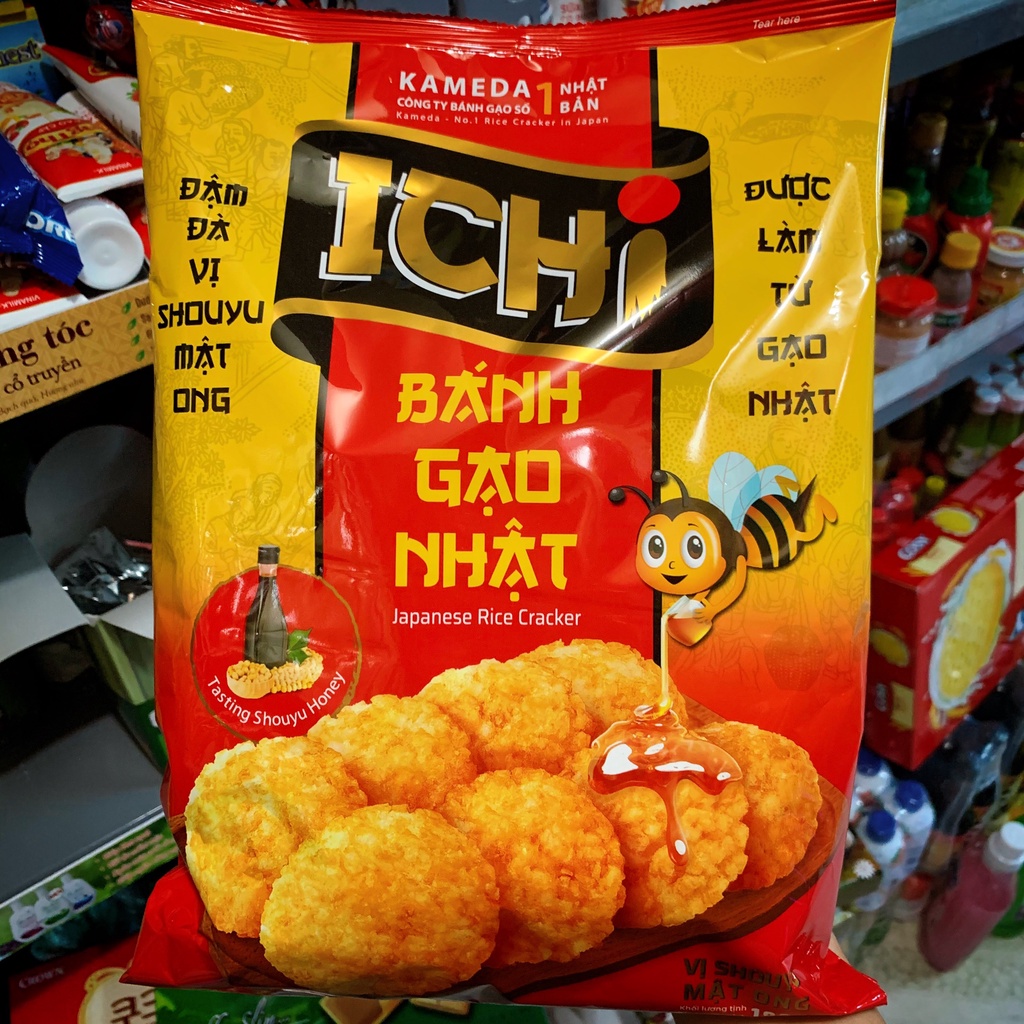 Bánh Gạo Nhật Ichi Vị Shouyu Mật Ong Gói 100g/180g