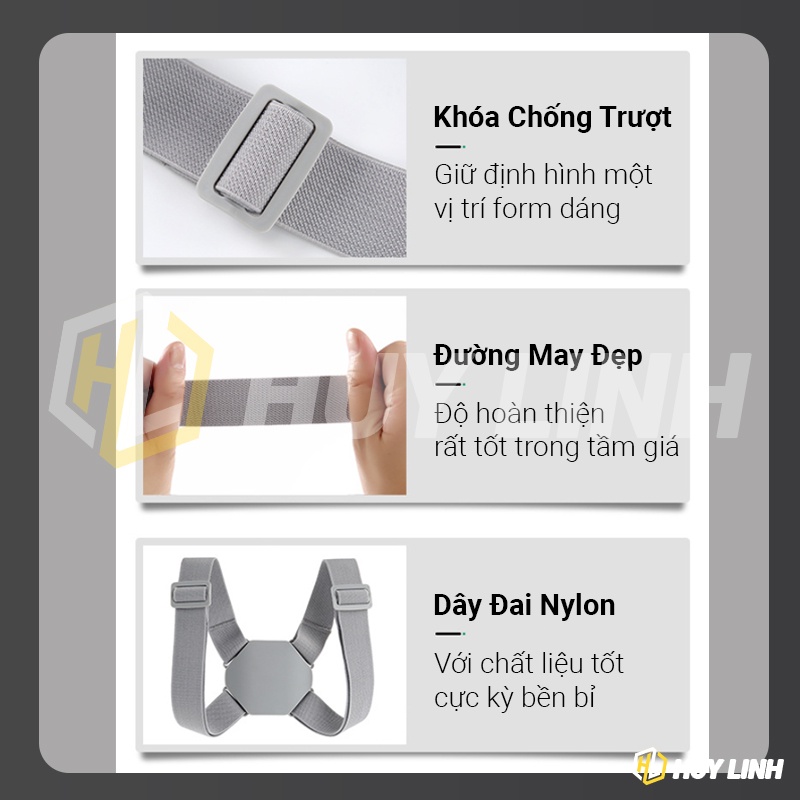 Đai định hình chống gù lưng chống cận cho bé Intelligent Induction Appliance J3000 - Có cảnh báo rung ngồi sai tư thế