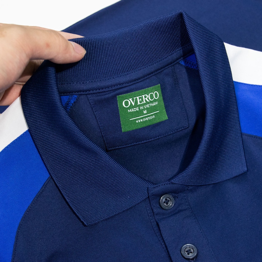 Áo Polo Nam VESSEL OVERCO Cao Cấp Chất Vải Cotton USA Mềm Mịn Thoáng Mát Co Giãn 4 Chiều