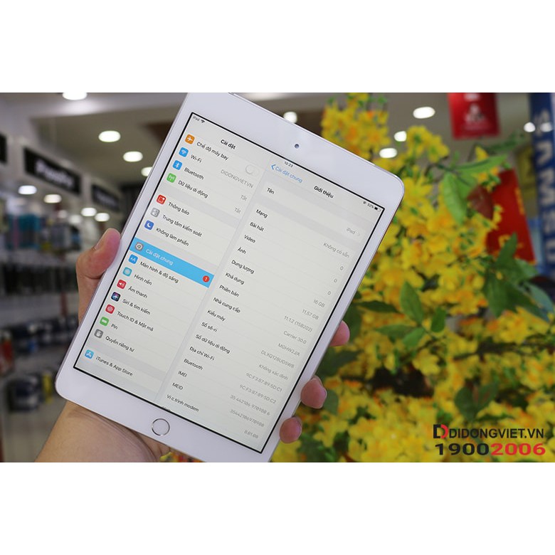 iPad Mini 3 (Wifi + 4G) - 16G /64G /128G Zin Đẹp 99% - Nhận Diện Vân Tay