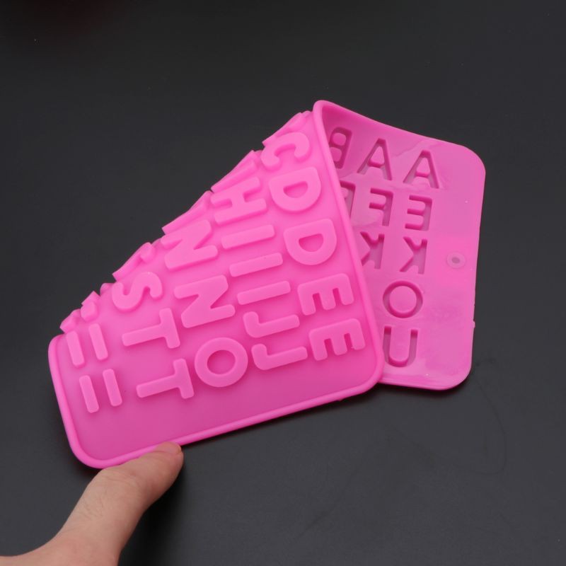 Khuôn Silicone Làm Đá Hình 26 Chữ Cái
