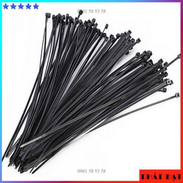 300 Sợi dây rút 10cm màu đen - TĐSG