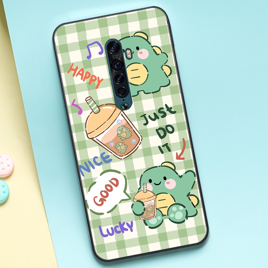 Ốp lưng Oppo Reno 2 - Reno 2F in hình khủng long cute