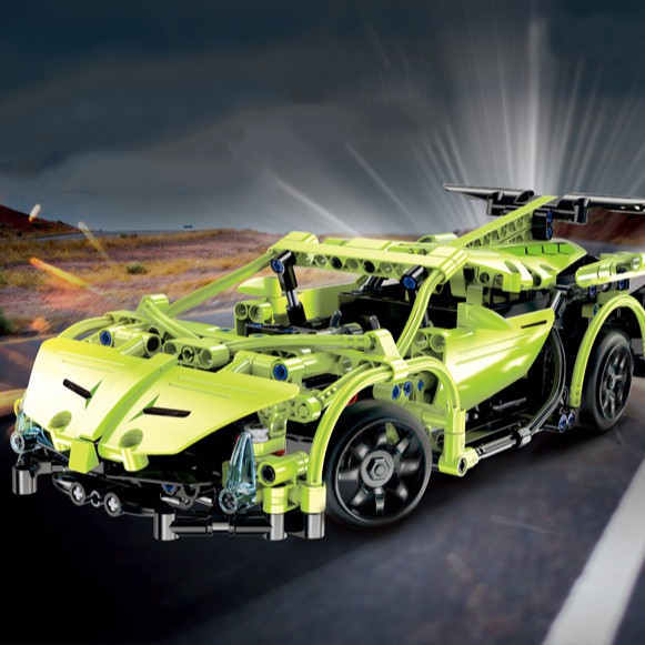 Bộ Đồ Chơi Lắp Ghép Xếp Hình Mô Hình Siêu Xe LAMBORGHINI CaDa C51007 Điều Khiển RC Với 453 Chi Tiết