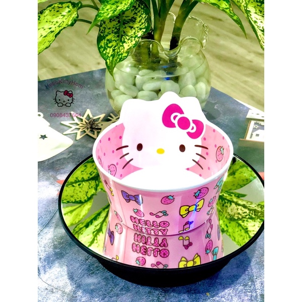 Chén 3D Melamin HelloKitty