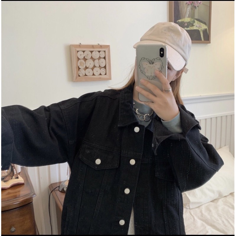 [ TIỀN NÀO CỦA ĐẤY ] ÁO KHOÁC JEANS NỮ FREESIZE PHÙ HỢP CHO NHỮNG BẠN DƯỚI 65kg | BigBuy360 - bigbuy360.vn