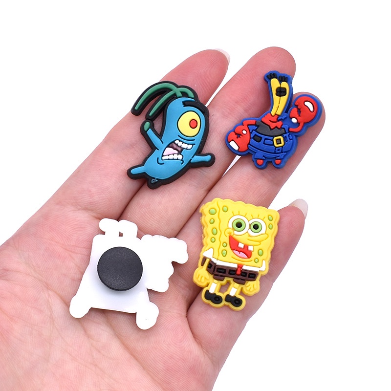 STICKER GẮN DÉP, JIBITZ, NÚT GẮN DÉP SỤC HÌNH NGỘ NGHĨNH
