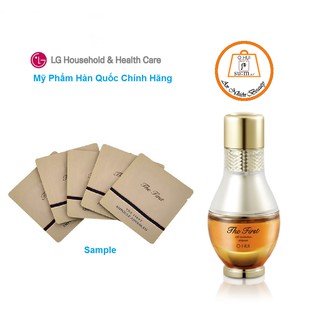 Gói Tinh chất vàng siêu hồi phục da với vàng 24k Ohui The First Geniture Ampoule Advanced 1ml