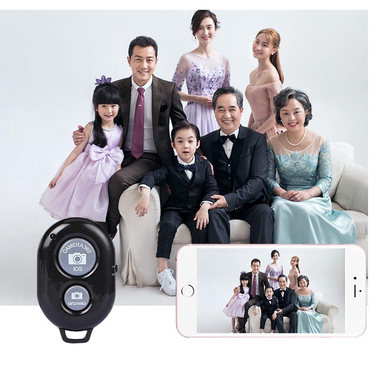 Remote Điều khiển chụp ảnh tự sướng từ xa bằng bluetooth cho tất cả điện thoại iOS và Android- Hàng chất lượng cao