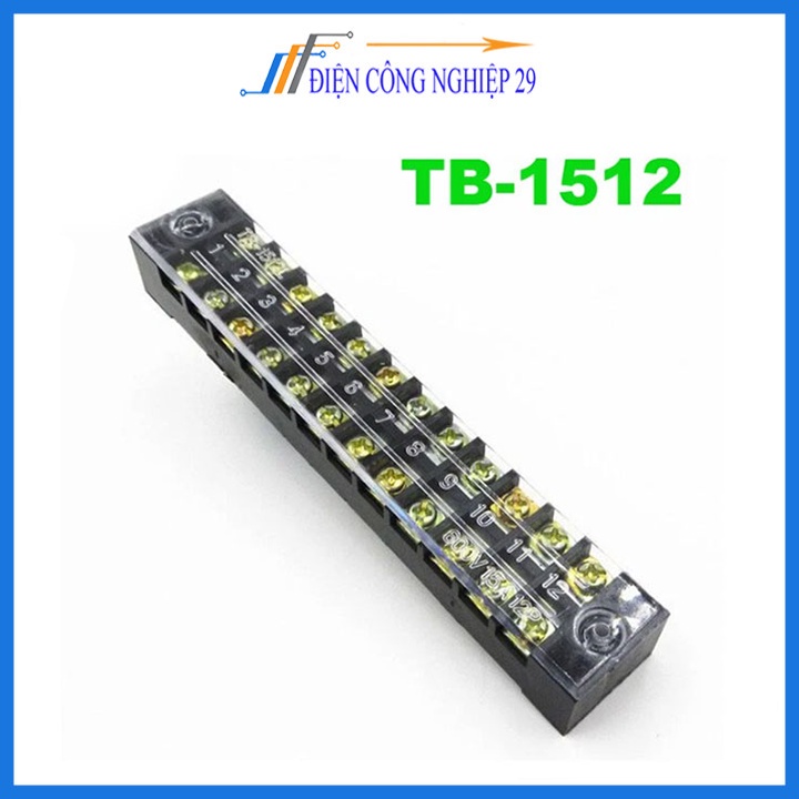 Cầu Đấu Điện Đủ Kích Thước TB1512 12P-15A
