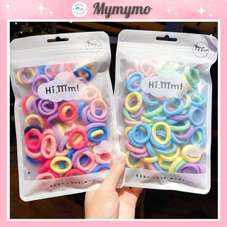 Túi 50 chun buộc tóc nhiều màu dễ thương cho bé - chun buộc tóc nhiều màu cute, hàn quốc