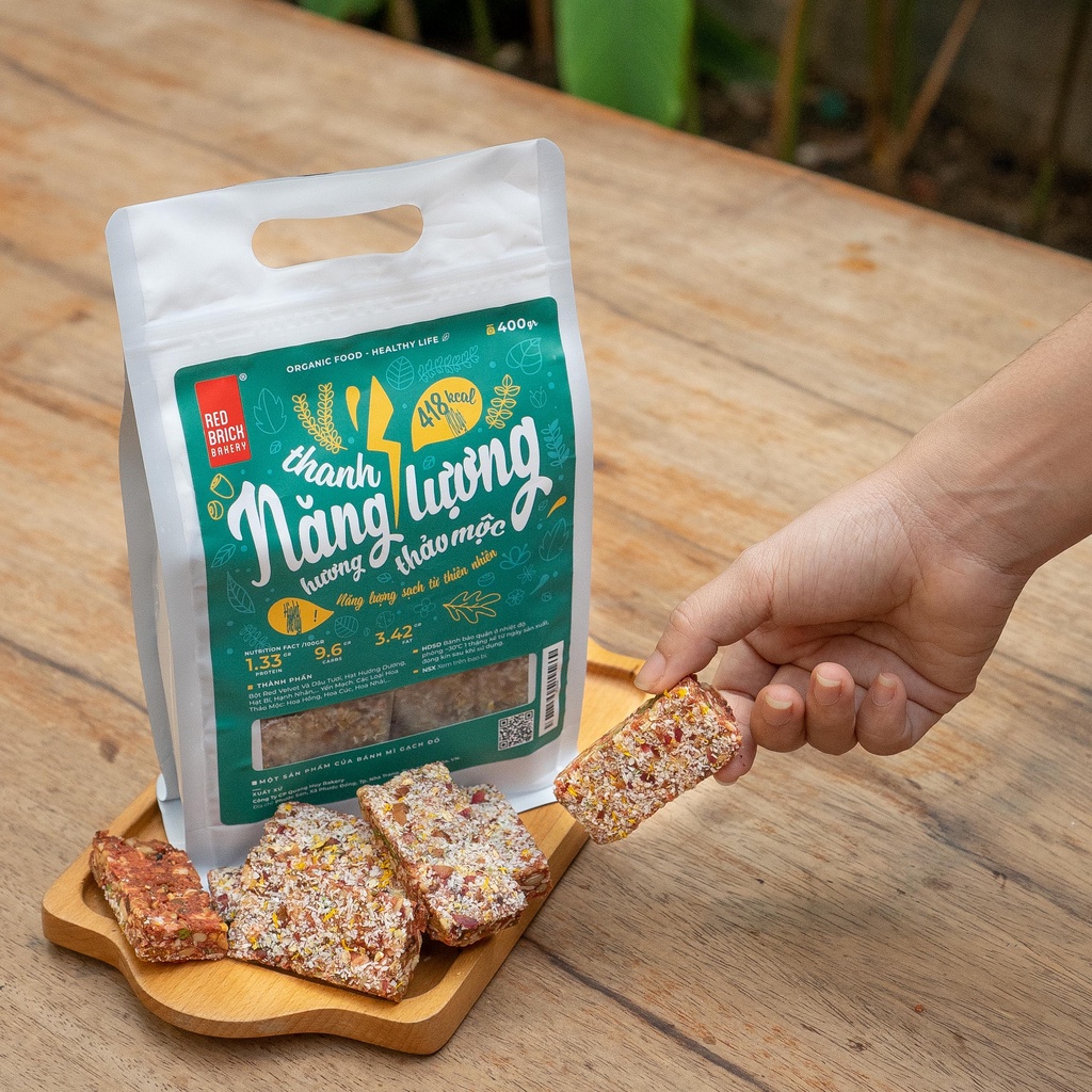 Thanh Năng Lượng Hương Thảo Mộc 400g Chuẩn Ăn Kiêng Healthy