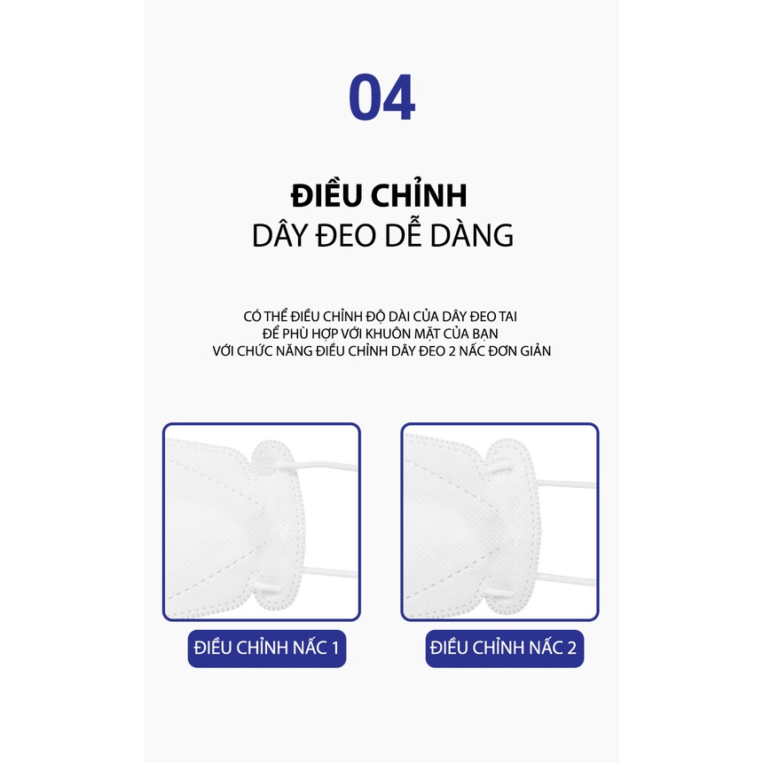 Khẩu trang KF94 Hàn Quốc Corocoro điều chỉnh dây đeo