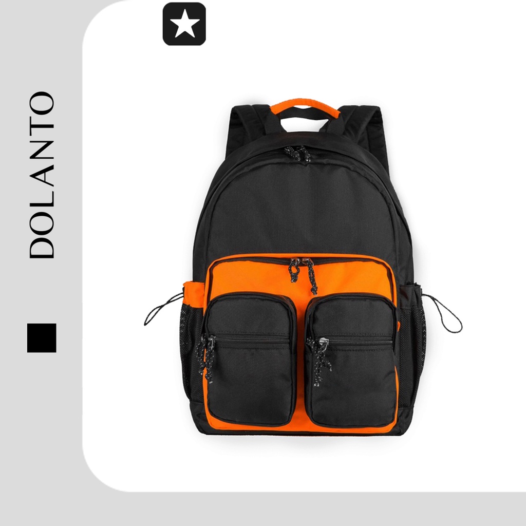 Balo Đi Học Đẹp SCHOOL Backpack Vải Canvas Cao Cấp Chống Thấm Nước Unisex Nam Nữ
