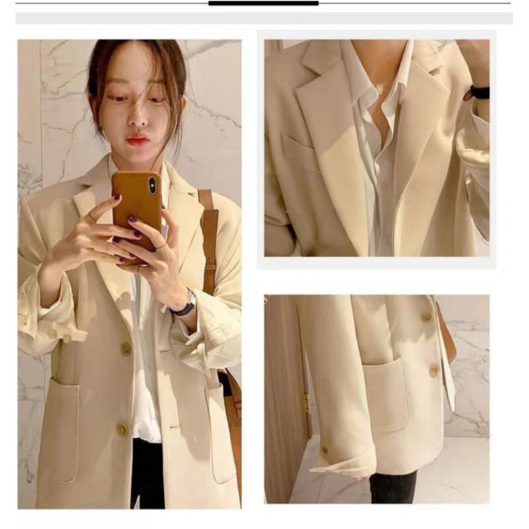 [Rẻ Vô Địch] Áo Blazer, Áo Khoác nữ Ulzzang 2 lớp hottrend  QCCC loại 1 2021 | BigBuy360 - bigbuy360.vn