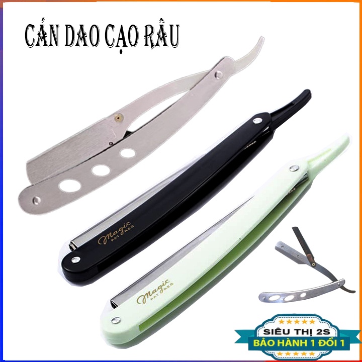 Dao cạo râu,Cán dao cạo lông mặt chuyên dụng cho thợ cắt tóc lưỡi dao thay thế
