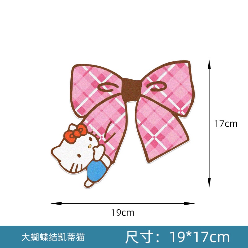 Đề Can Hello Kitty Dán Trang Trí Xe Hơi