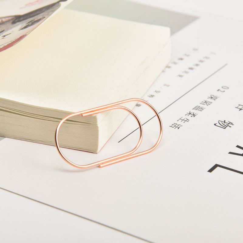 Set 20 Kẹp Giấy Kim Loại 50mm Kẹp Ảnh / Kẹp Sách Tiện Lợi