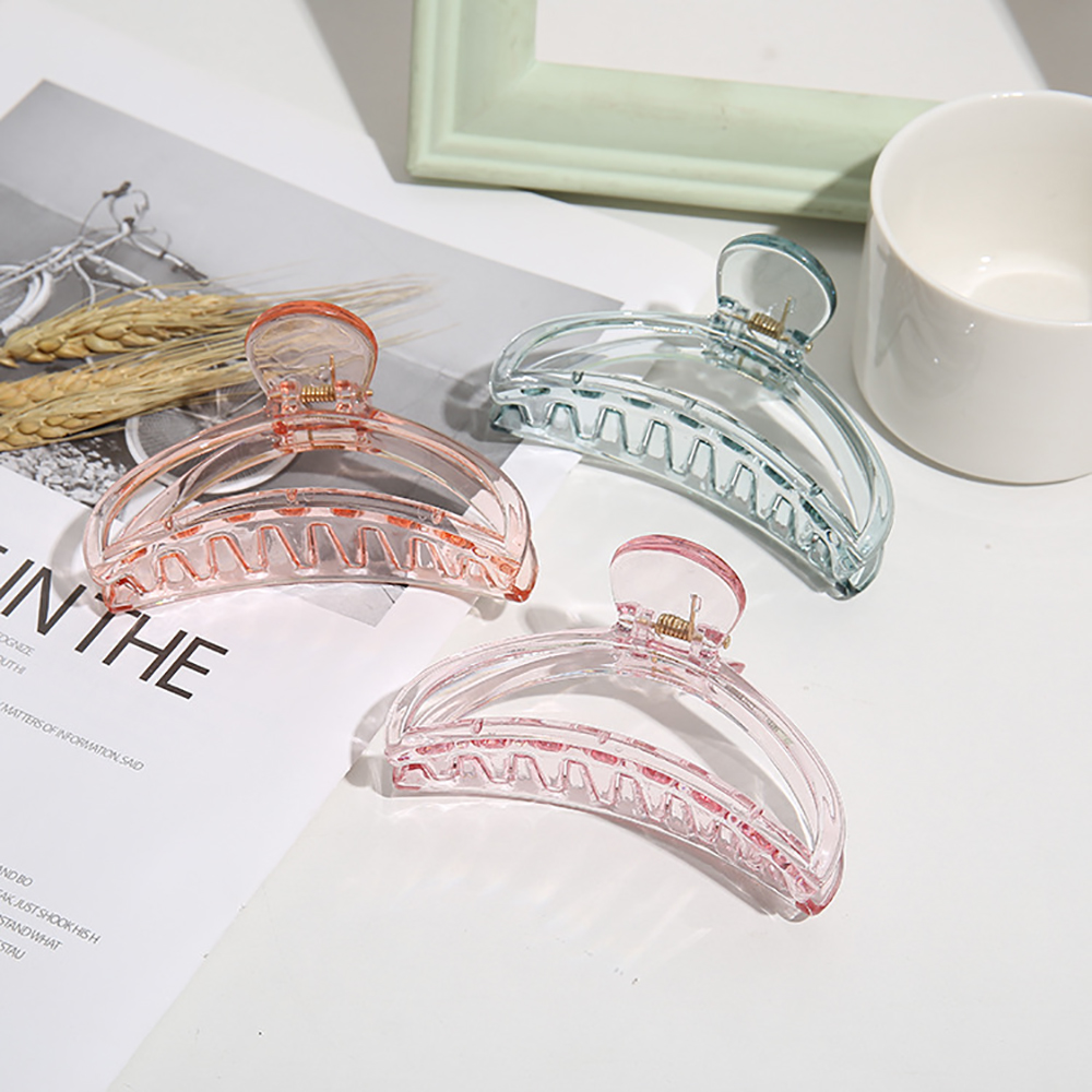 Kẹp Tóc Càng Cua Trong Suốt Thời Trang Cho Nữ