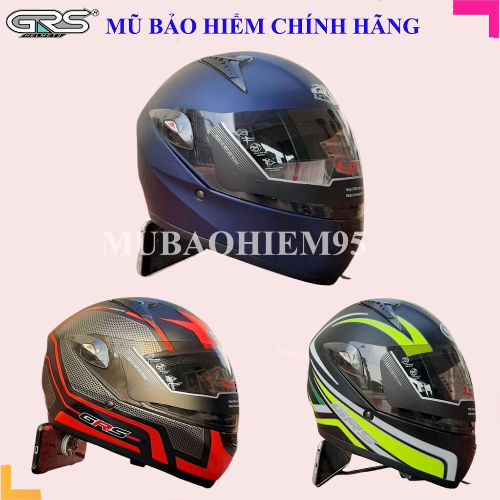 ♥️ Shop Uy Tín ♥️ Mũ bảo hiểm fullface GRS A801k cao cấp - nhiều màu - bảo hành 12 tháng