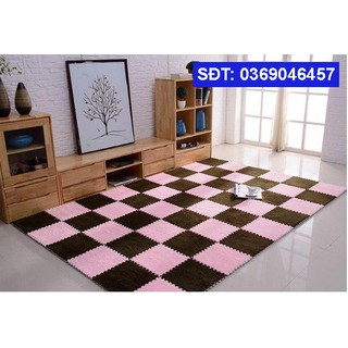 SÉT 24 tấm- Thảm Lông xốp Hàn Quốc