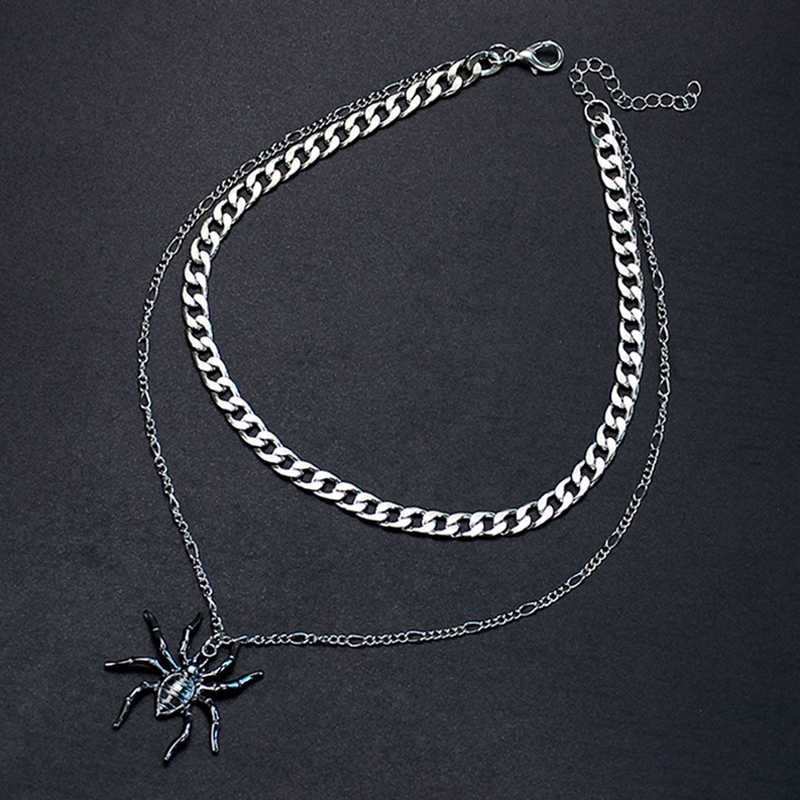 Dây Chuyền Hình Nhện Phong Cách Hip Hop Harajuku Đường Phố Thời Trang Unisex 22184