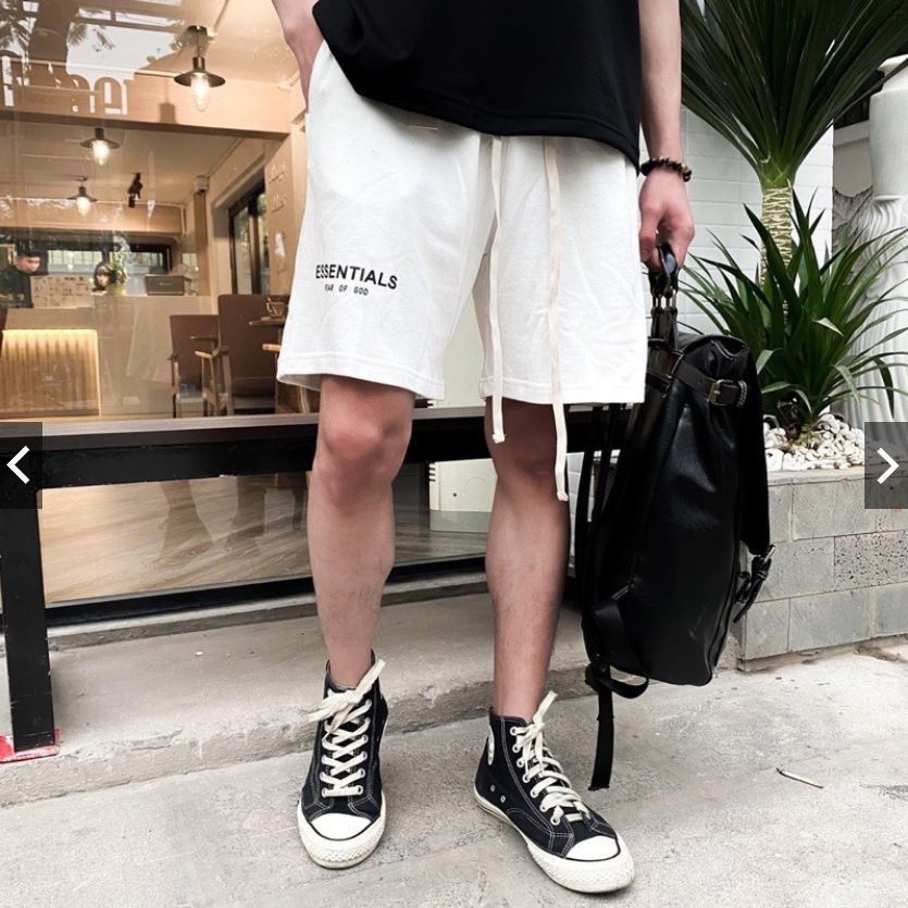 Quần Short Form Rộng Nam Nữ Unisex Esential Chất Nỉ Cao Cấp