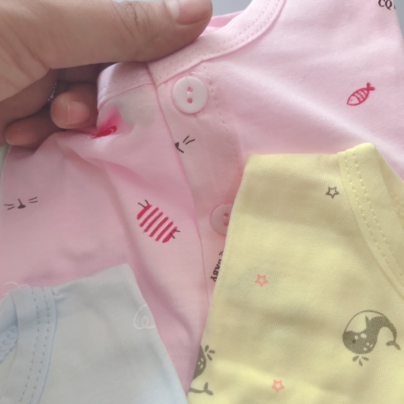 Bộ dài tay sơ sinh CQ Baby cho bé yêu