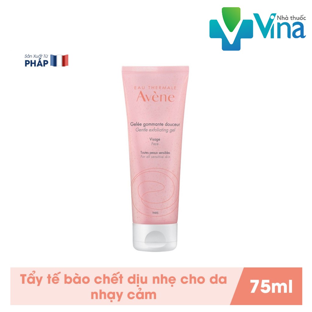 Gel tẩy tế bào chết Avène gentle exfoliating cho da nhạy cảm 75ml