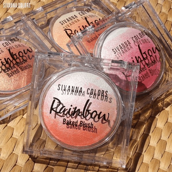 Phấn má hồng Sivanna Colors Rainbow Baked Blush HF370