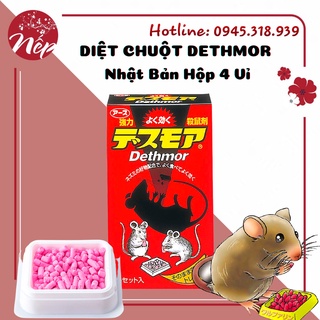 DIỆT CHUỘT DETHMOR Nhật Bản Hộp 4 Vỉ