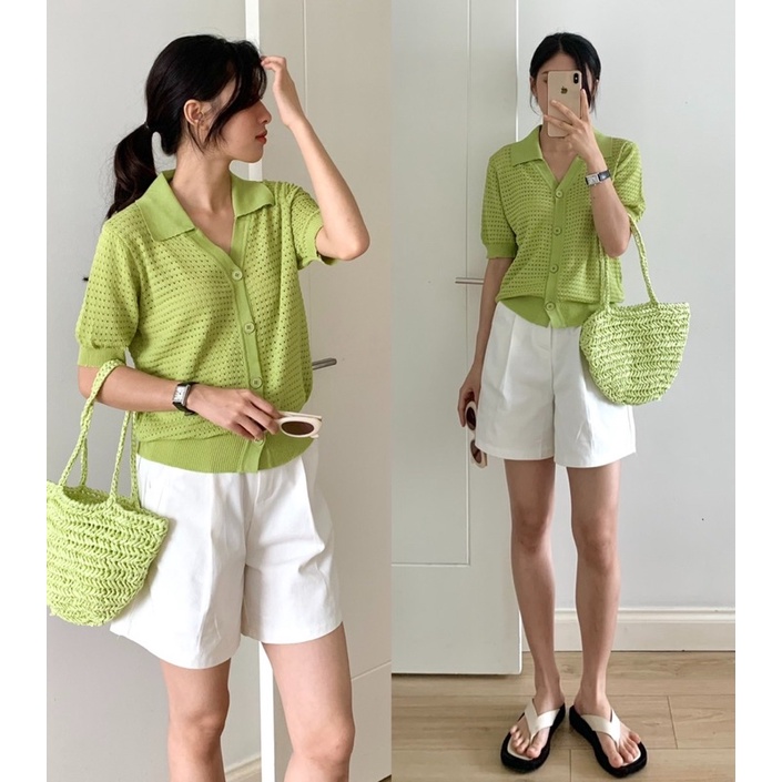 Áo mongtoghi cổ polo thân lỗ 920_A0563