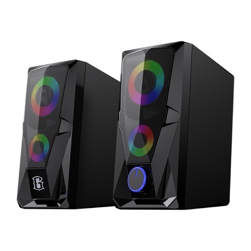 Loa Game Mini Máy Tính ROBOT RS200 Chính Hãng, Hiệu Ứng Đèn LED Rất Đẹp - Âm Thanh HD Chất Lượng Cao