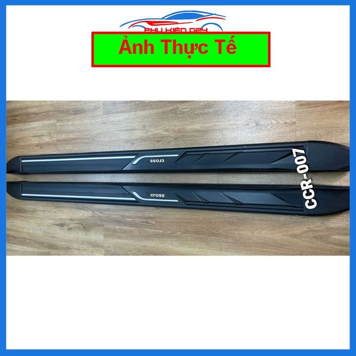 Bậc bệ dẫm lên xuống Corolla Cross 2020-2021-2022 bệ bước chân chuẩn theo xe mẫu 007