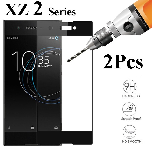 Set 2 kính cường lực bảo vệ màn hình điện thoại Sony Xperia xz2 XZ1