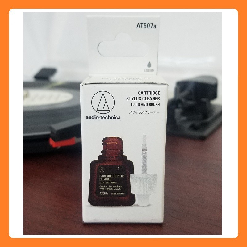 Chổi lau đĩa than và nước rửa kim, đĩa than của thương hiệu Audio-Technica