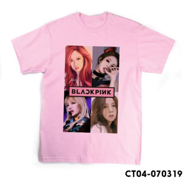 Áo thun blackpink ảnh vẽ Lisa Rose Jisoo Jennie Blink có bigsize cho người mập 2021 * * *