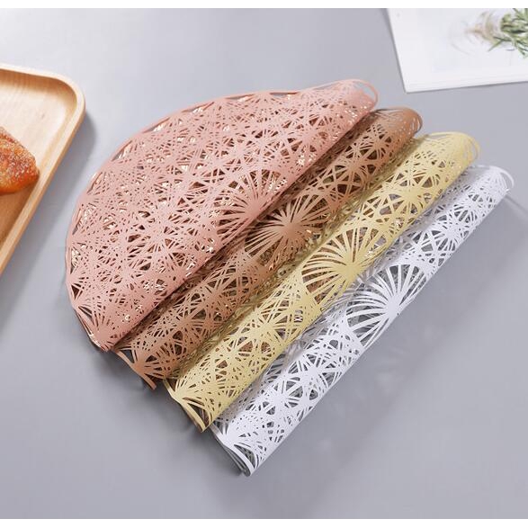 Round Table Mats Insulated High Temperature Resistance Waterproof Placemat
