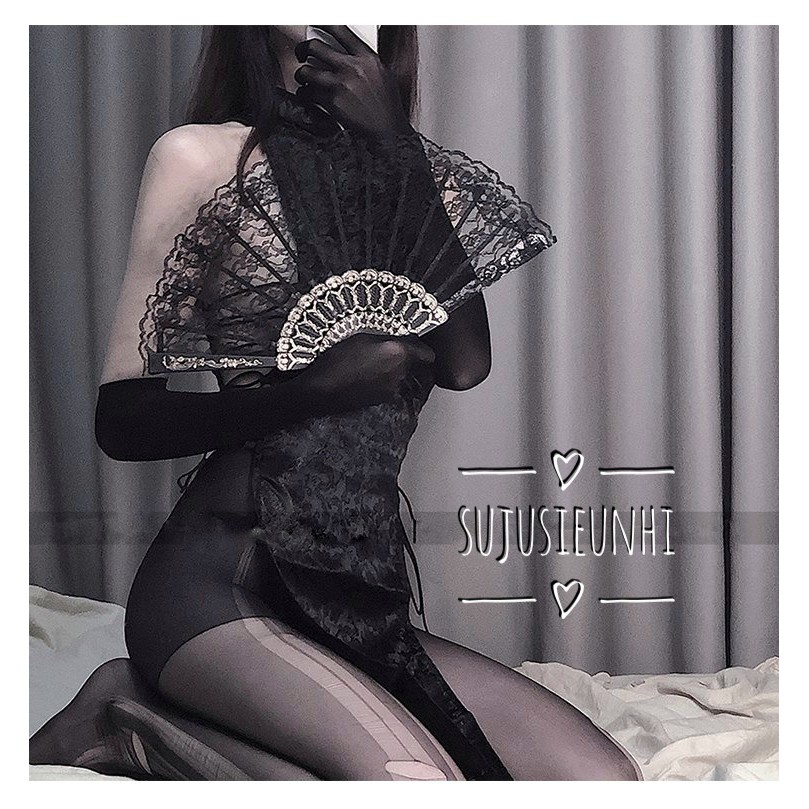 (Có video) 2 màu - Quạt ren xòe cầm tay lolita | BigBuy360 - bigbuy360.vn