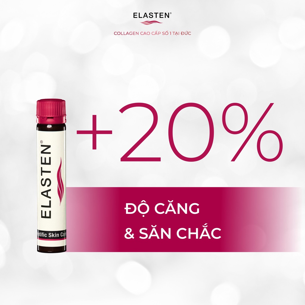 Collagen Elasten Dạng Nước Giúp Da Ẩm Mượt Căng Bóng, Mờ Thâm Nám, Duy Trì Thanh Xuân