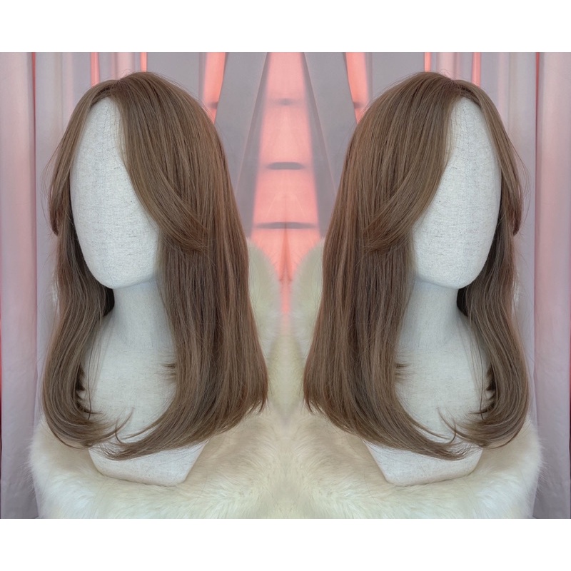 Tóc giả nguyên đầu hai mái hất 1247