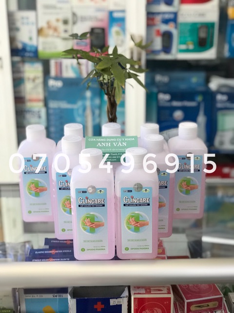 Dung dịch rửa tay sát khuẩn Clincare 500ml ( diệt 99% vi khuẩn ) | BigBuy360 - bigbuy360.vn