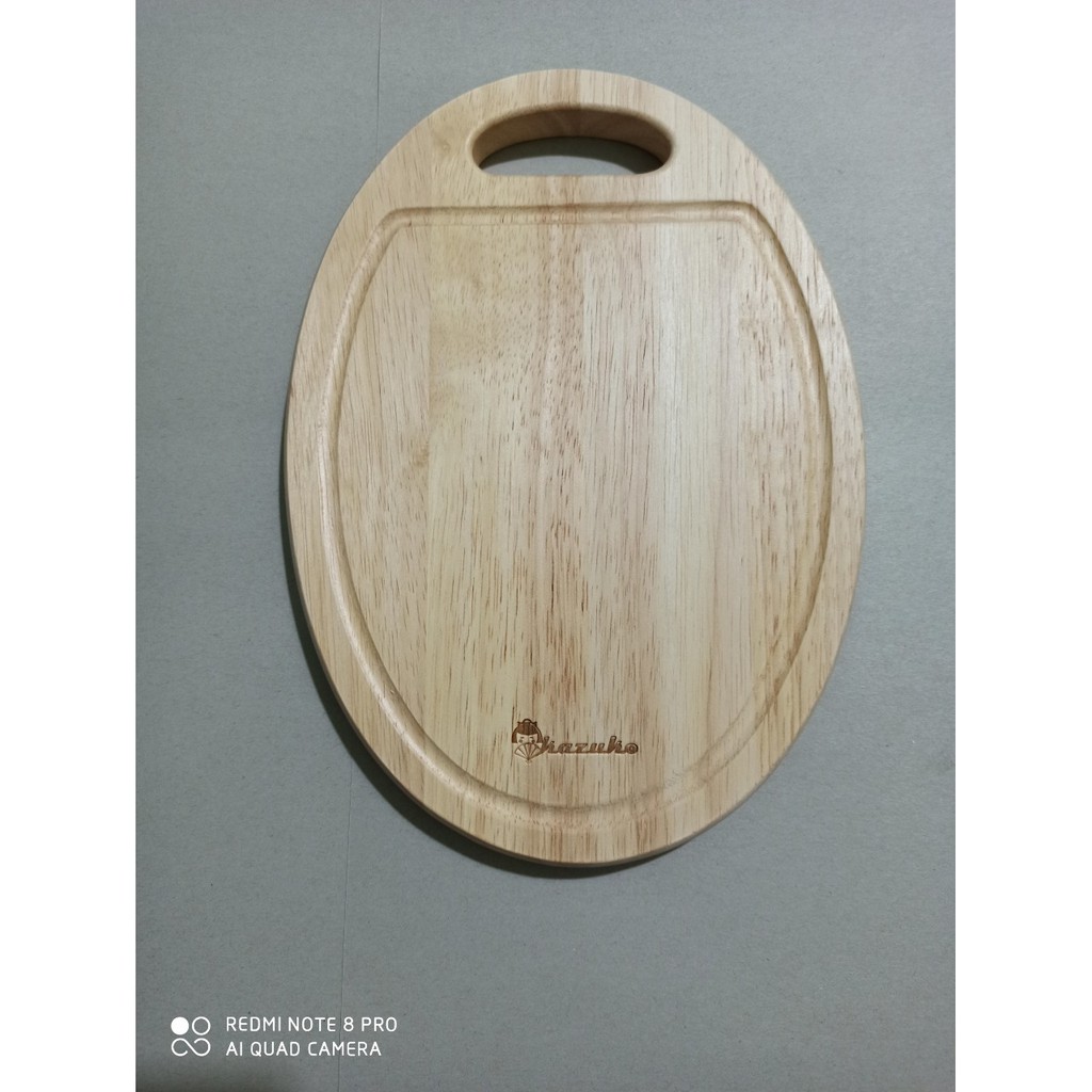 Thớt oval có rãnh Kazuko Nam Hoa C002