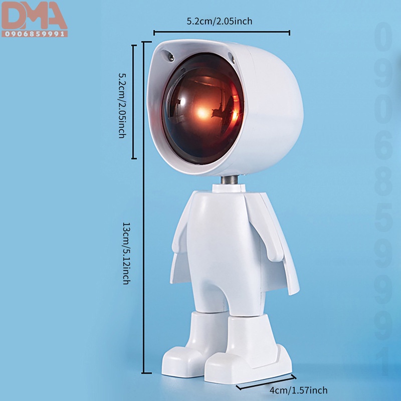 Đèn LED chiếu cầu vồng hoàng hôn thiết kế robot (sunset light)